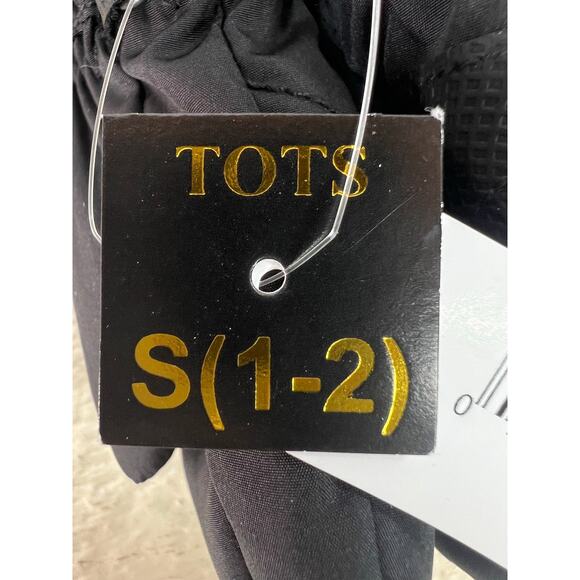 Hotfingers Tots Velcro Waterproof Mittens Black Size S (1-2) NEW with TAGS!!! - Picture 10 of 10